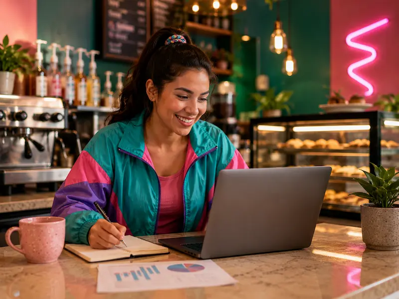 Contenido en redes sociales para atraer clientes a una cafetería