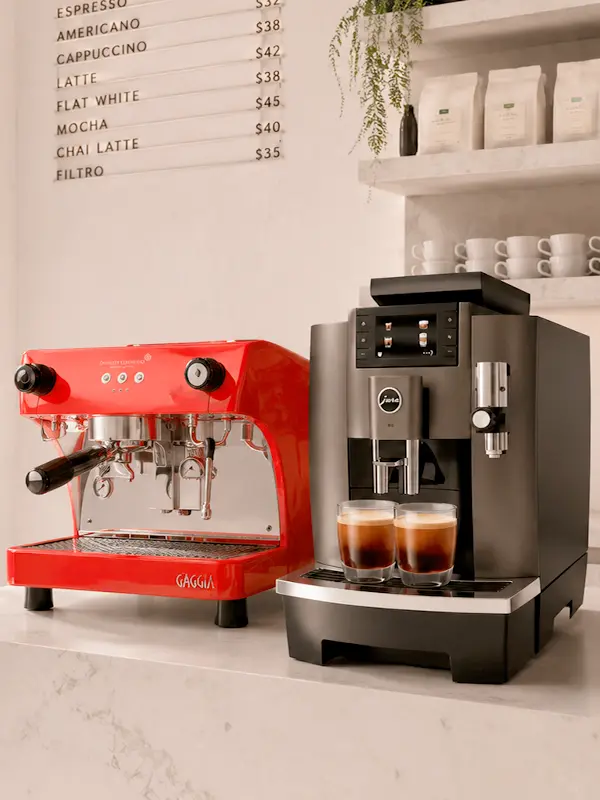 Cafetera superautomática Jura para restaurante u oficina