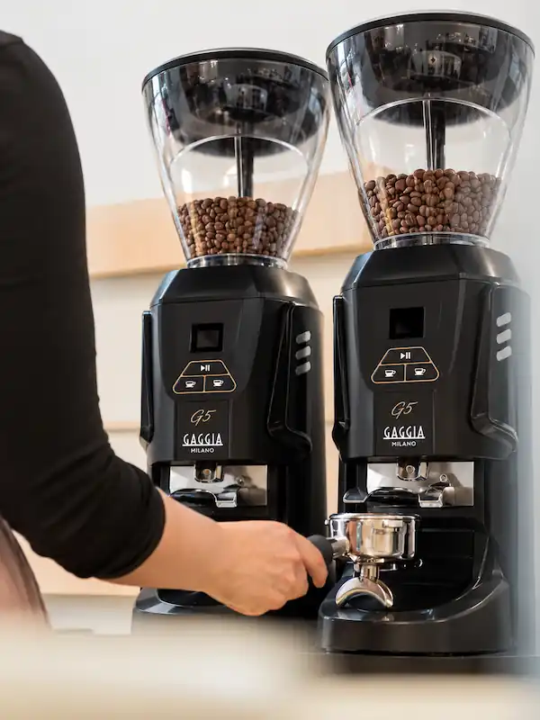 Dos molinos profesionales para diferentes cafés
