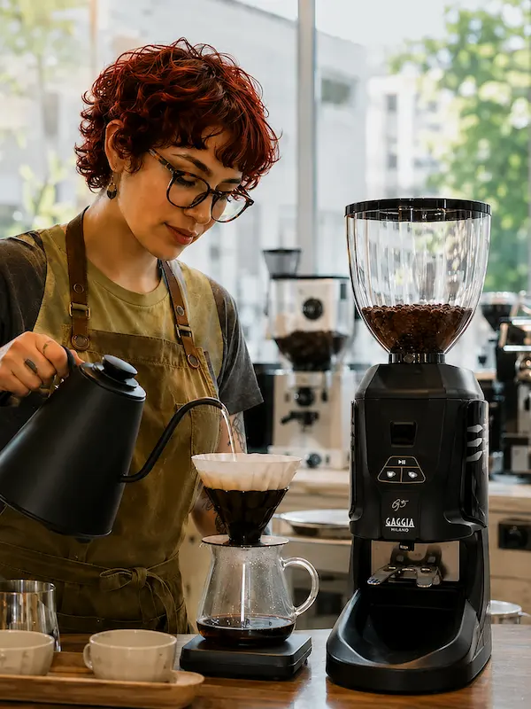 Molino de café bajo demanda para espresso