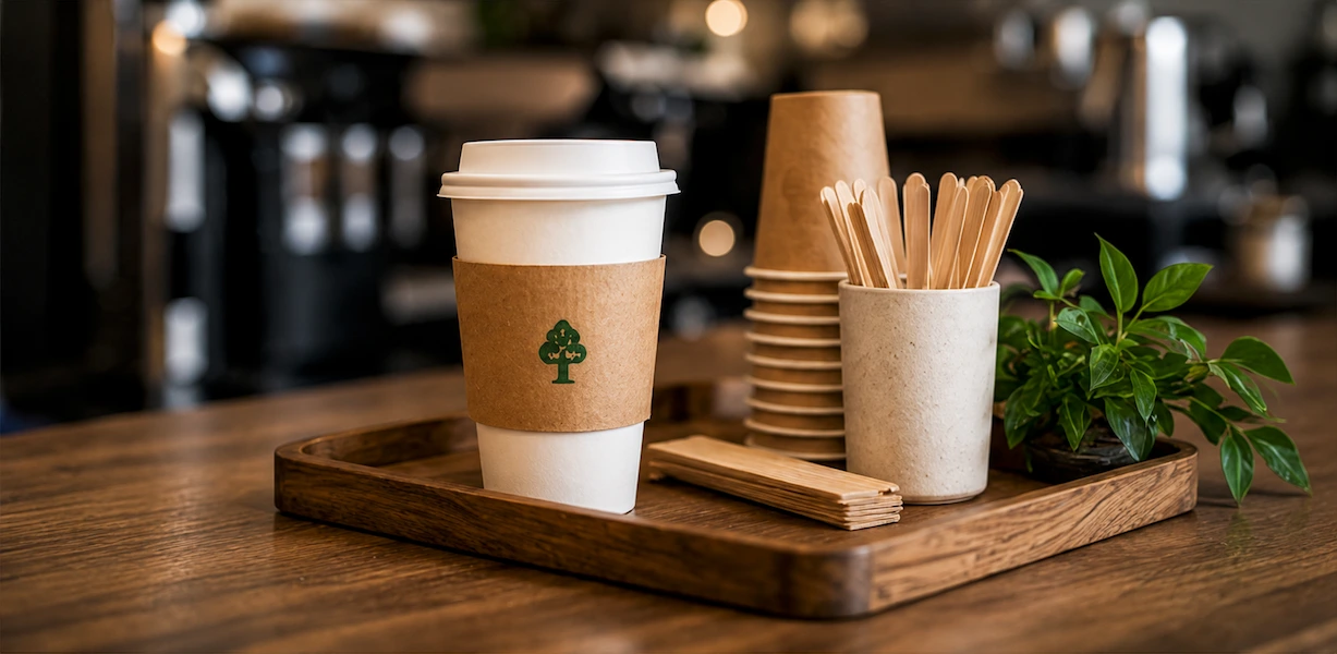 Sostenibilidad en barra de café