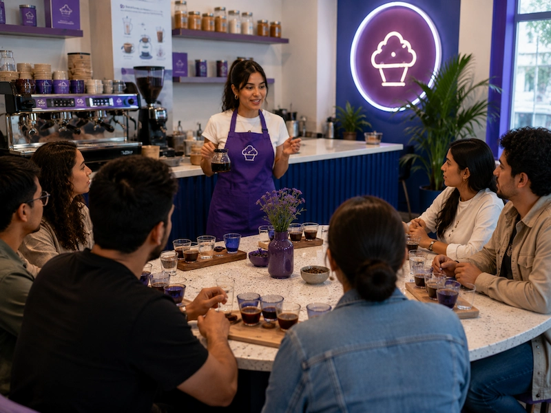 Eventos en cafetería
