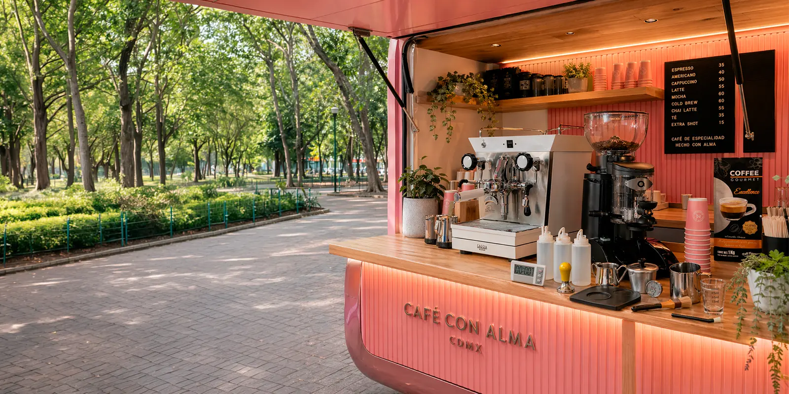 Qué equipos necesita una cafetería pequeña para empezar