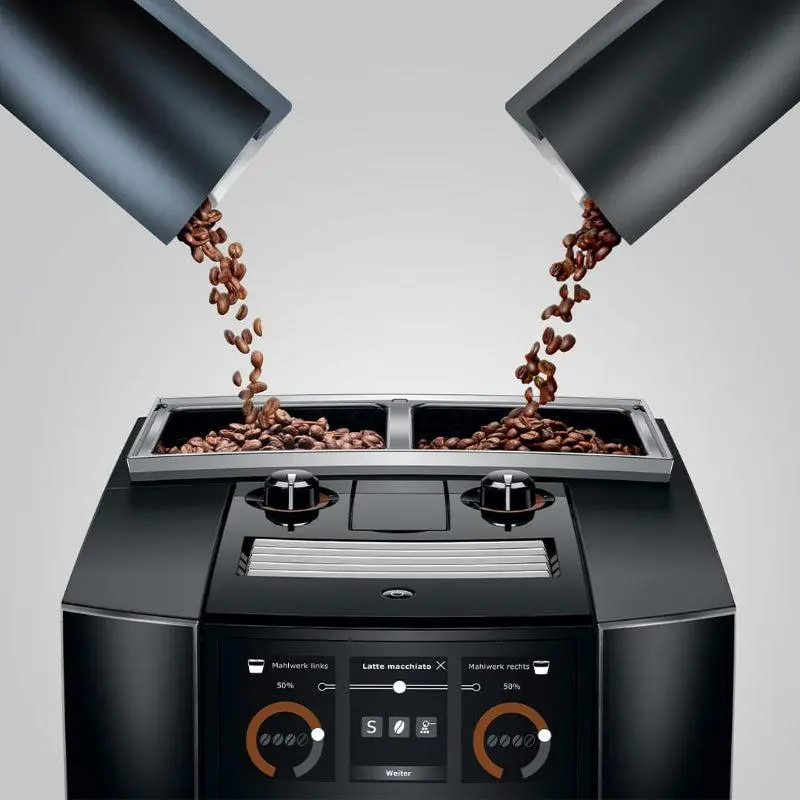 JURA J8 Twin con doble recipiente de café en grano