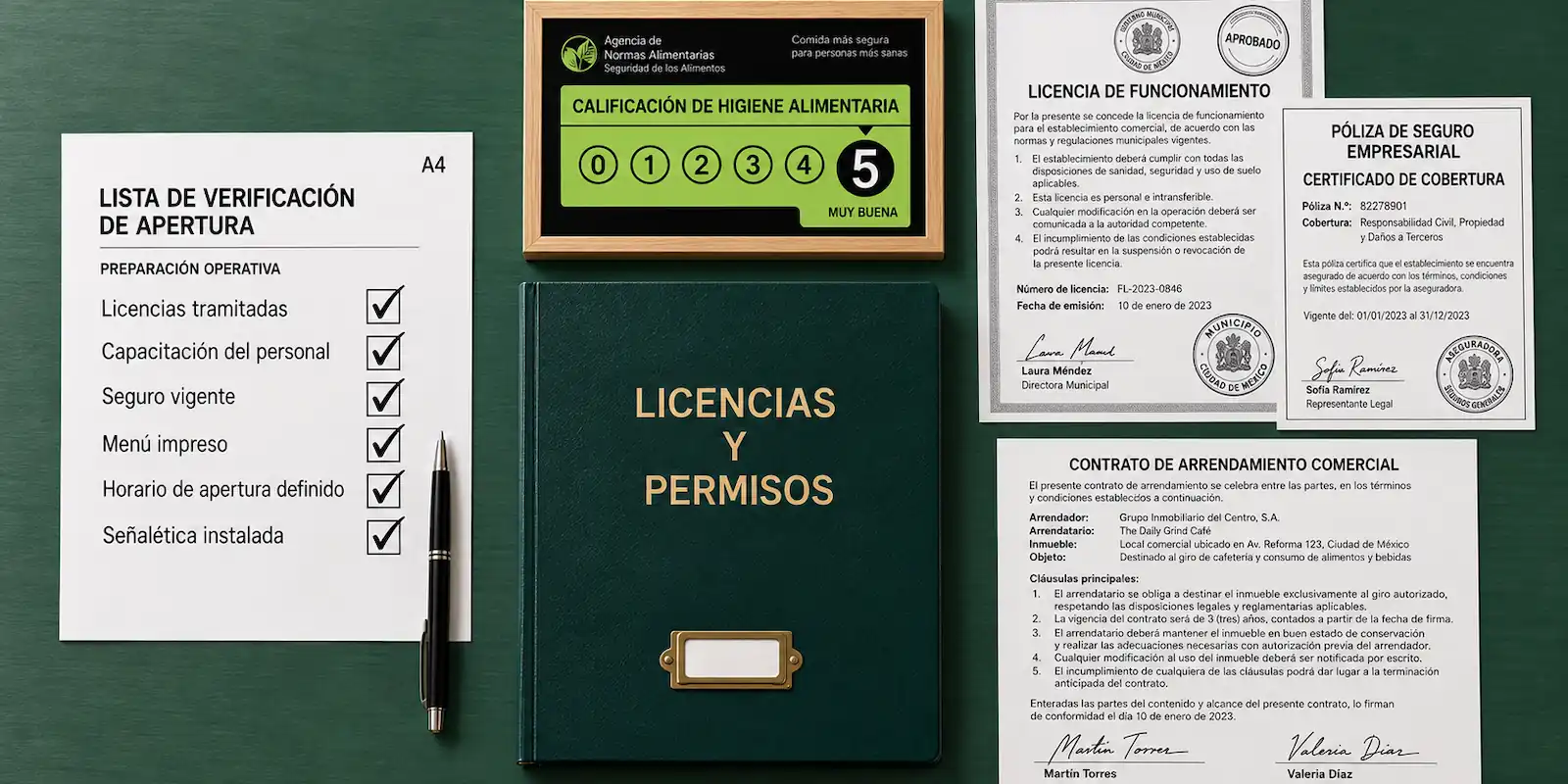 Qué permisos necesita una cafetería en México 2026