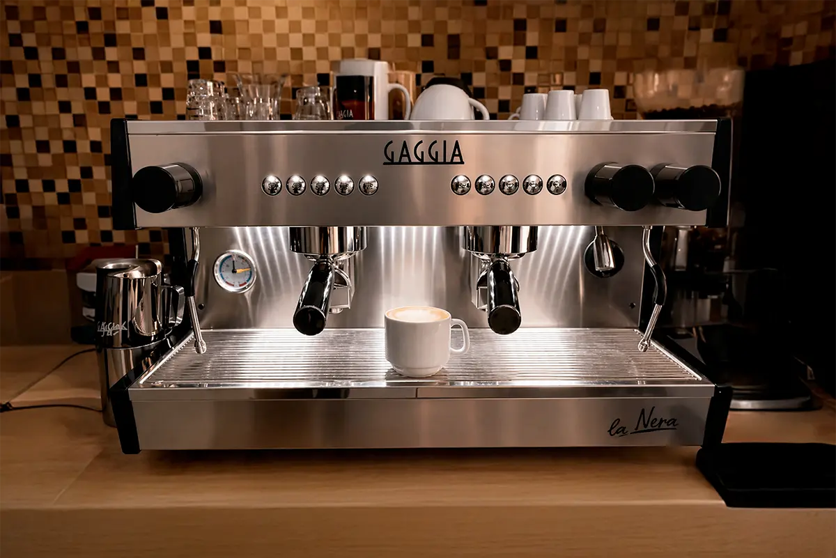 Preparación de arte latte
