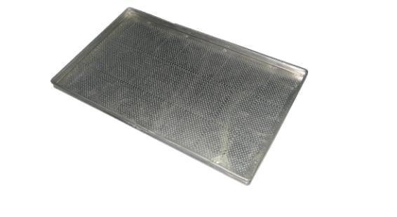 BANDEJA DE ALUMINIO PERFORADA PARA PAN