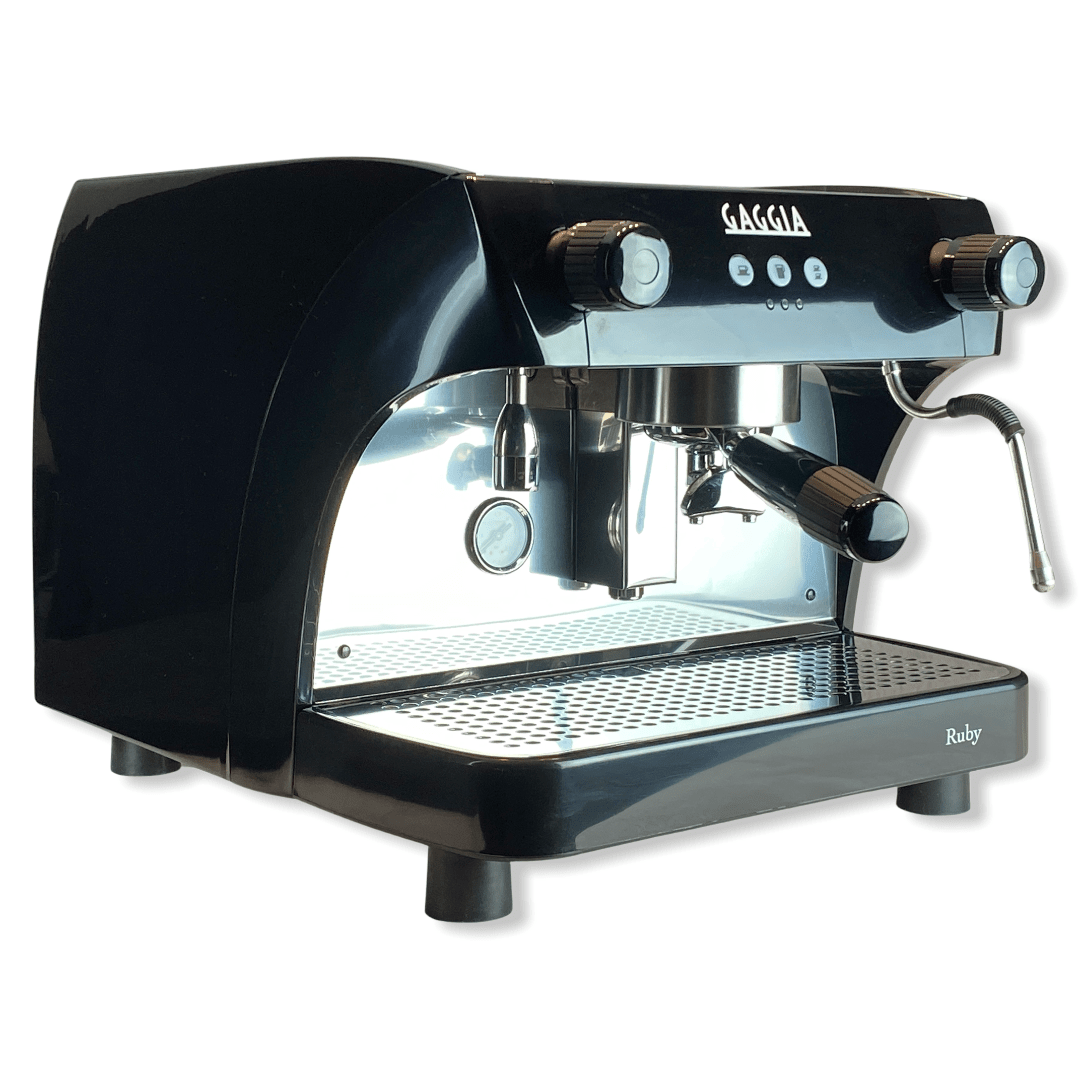 Cafetera profesional Ruby 2 grupos con conexión hídrica - Gaggia - Café  Caribe