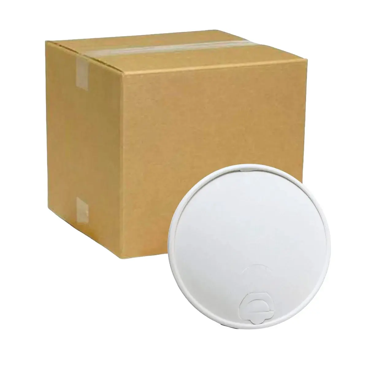 Tapa Plana Para Vaso de Papel Biodegradable Para Bebidas FRIAS 16oz, Caja 1,000pz