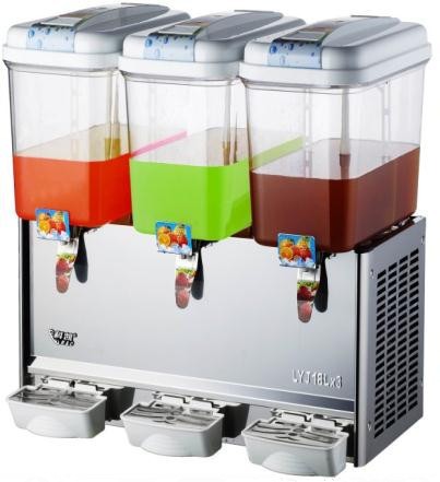 Dispensador de Bebidas 3 Tazones, 18 Litros por tanque