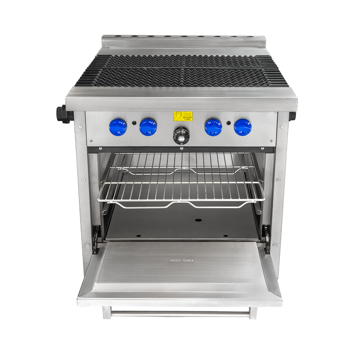 Estufa Comercial Extrapesada San-Son 4 Quemadores con Horno ZH-701-4