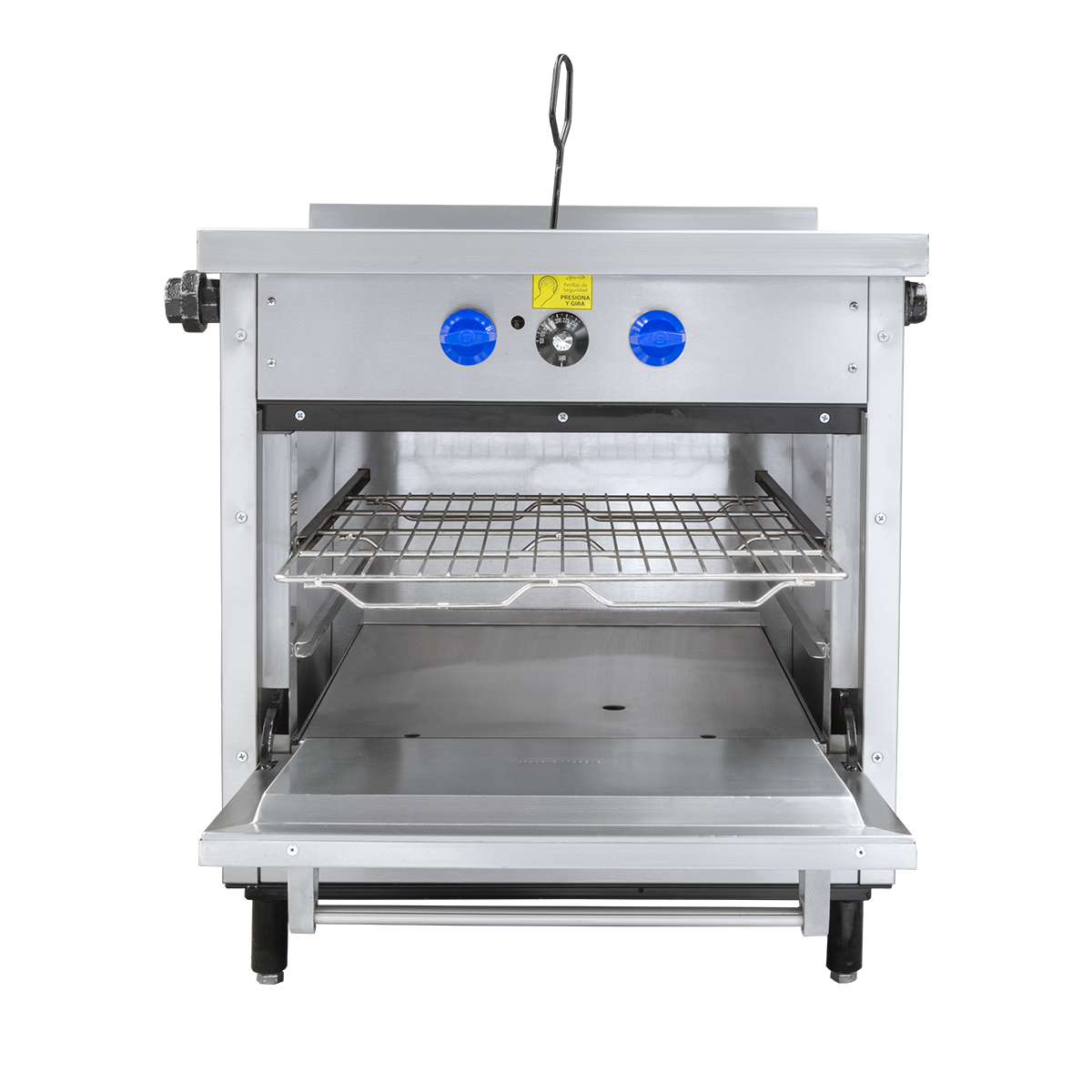 Estufa Comercial Extra Pesada Con Plancha Francesa y Horno ZH-703 | Industrial