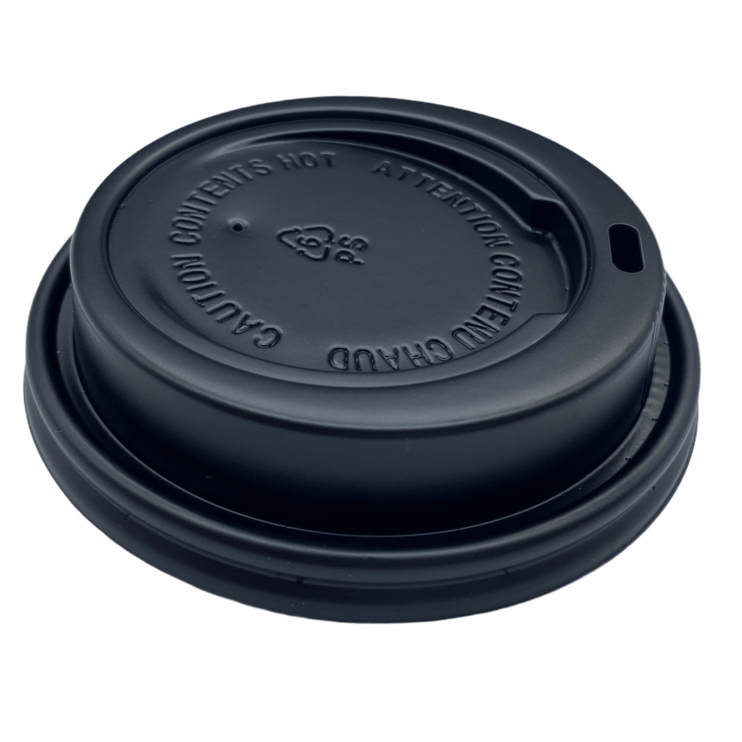 Tapa de Poliestireno Para Vaso Papel Blanco 12 y 16oz, Manga 50 pz