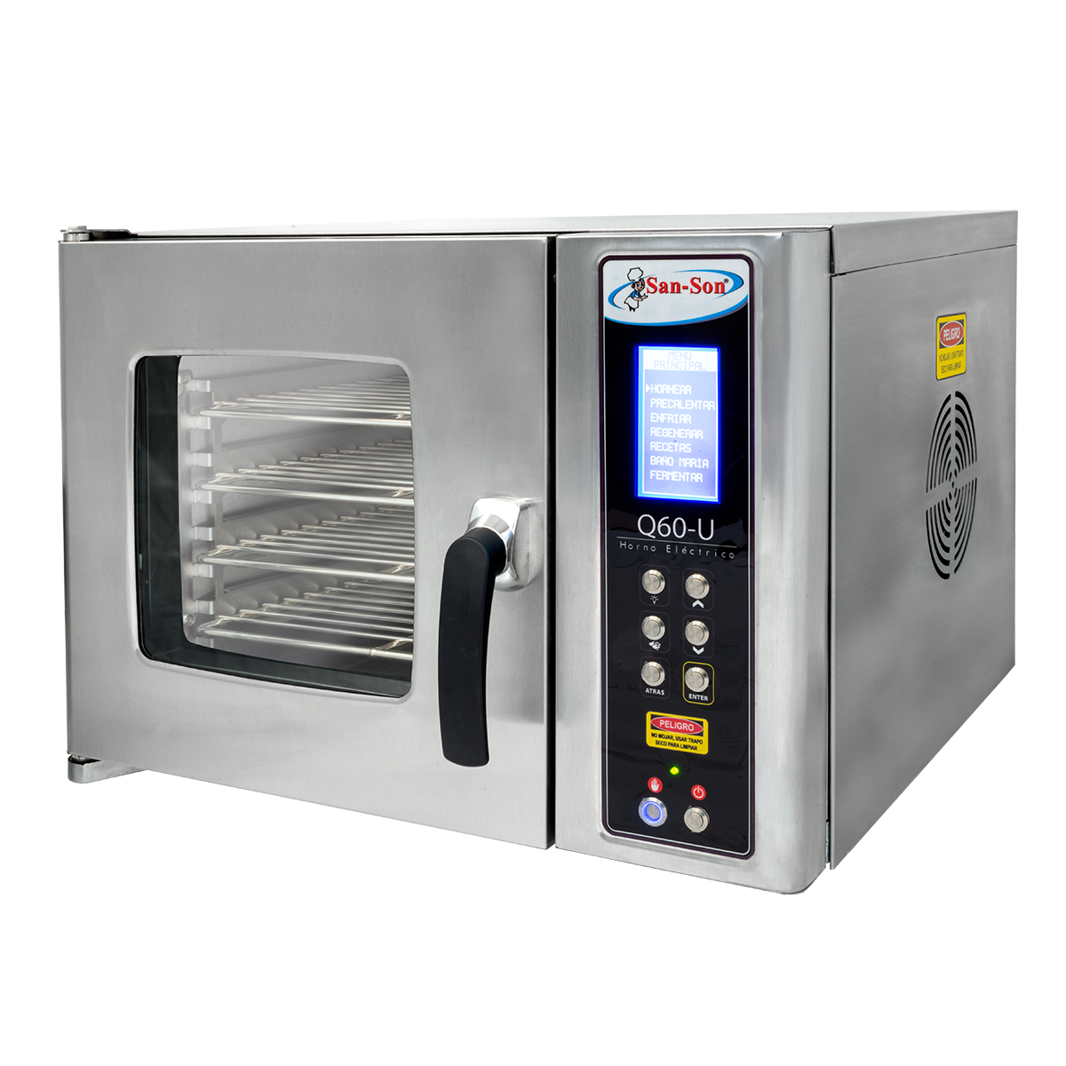 Horno Profesional Combi Eléctrico San-Son Q60-U | Horno Industrial Compacto