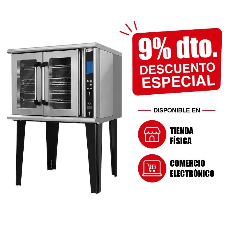 Horno San-Son de Convección a Gas Computarizado HCU | Horno Industrial 5 Charolas