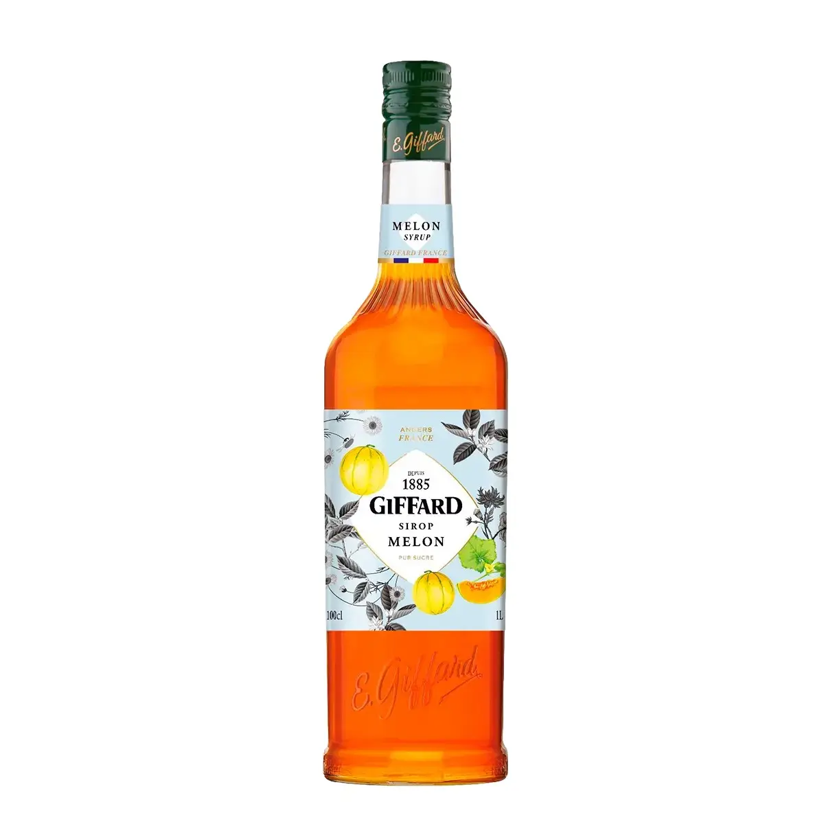 Jarabe Giffard Sabor Melón – Botella de 1 Litro