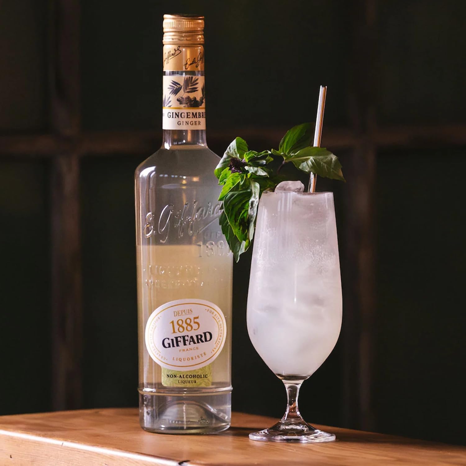 Jarabe Giffard Sin Alcohol Sabor Ginger (Jengibre) – Botella de 700 ml