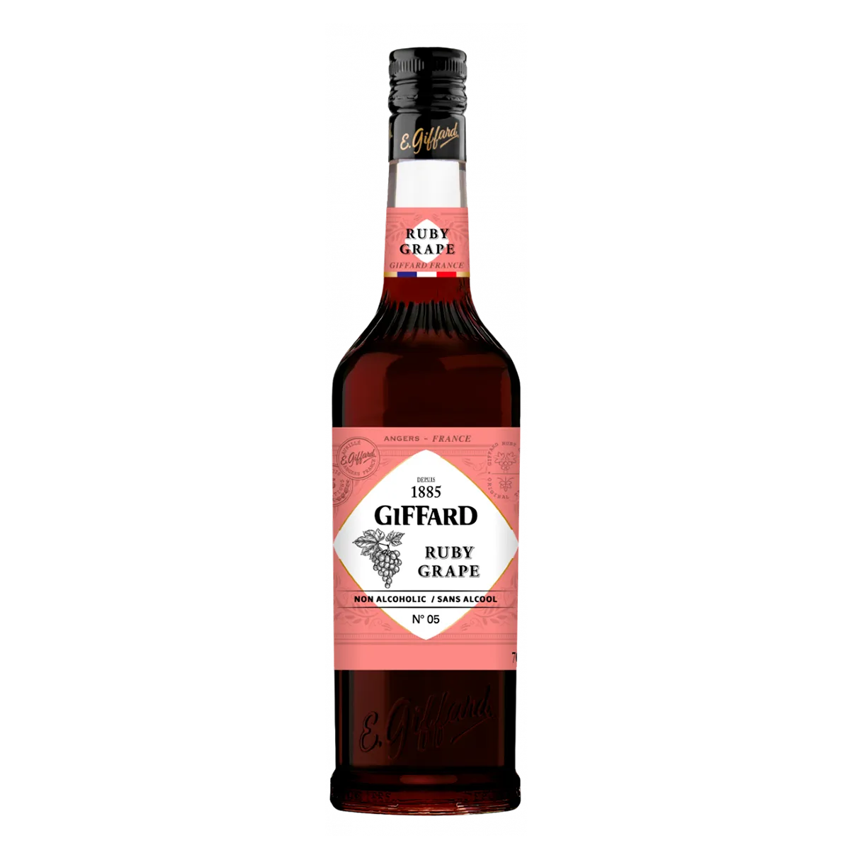 Jarabe Giffard Ruby Grape Sin Alcohol (Uva Roja) – Botella de 700 ml