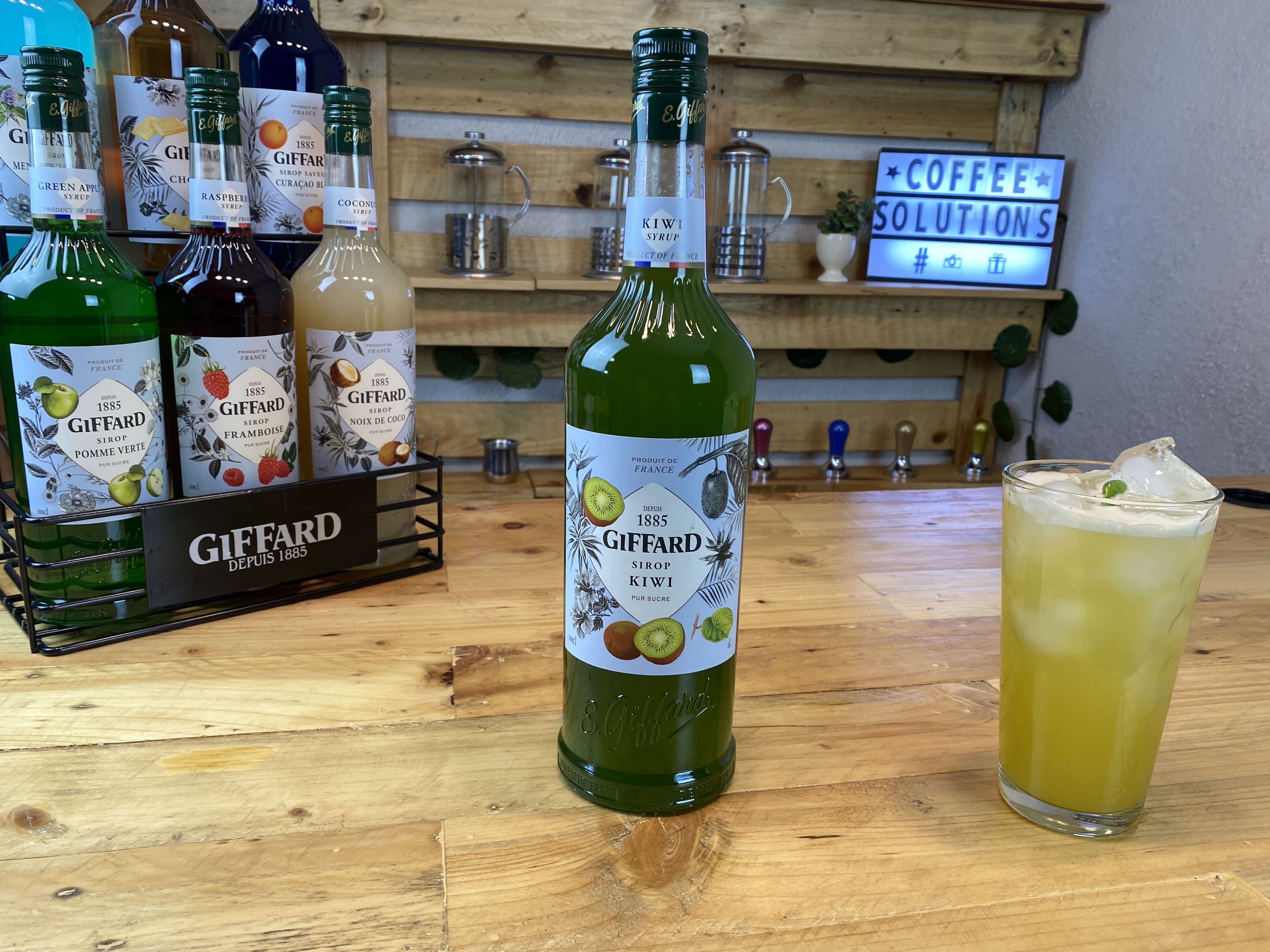 Jarabe Sabor Kiwi 1Lts. Jarabes GIFFARD