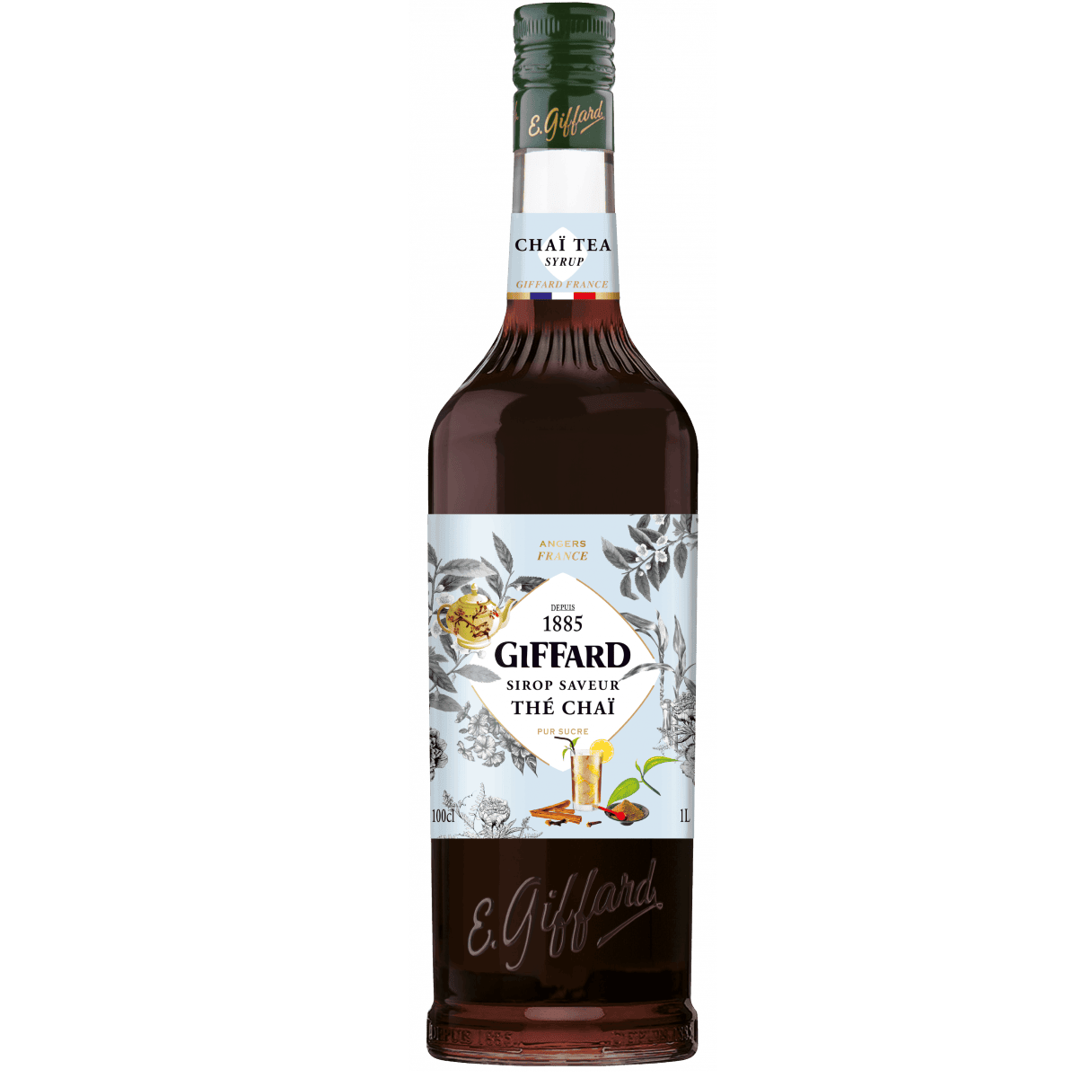 Jarabe Giffard Sabor Chai – Botella de 1 Litro