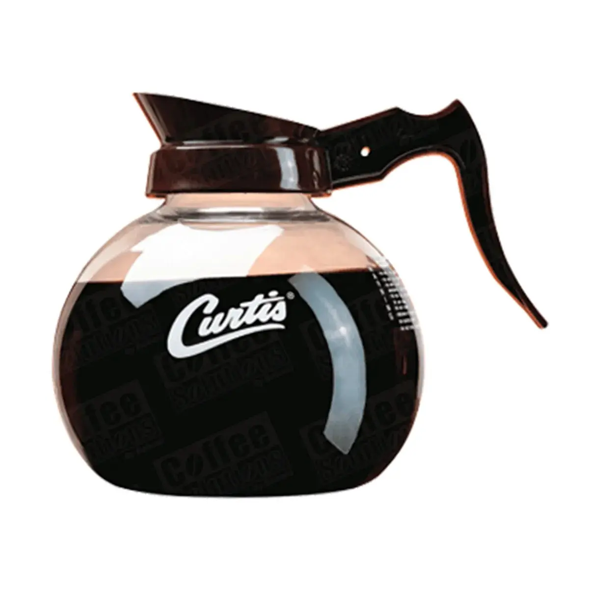 Jarra de Vidrio Para Servicio de Café Americano. Mango Color Negro