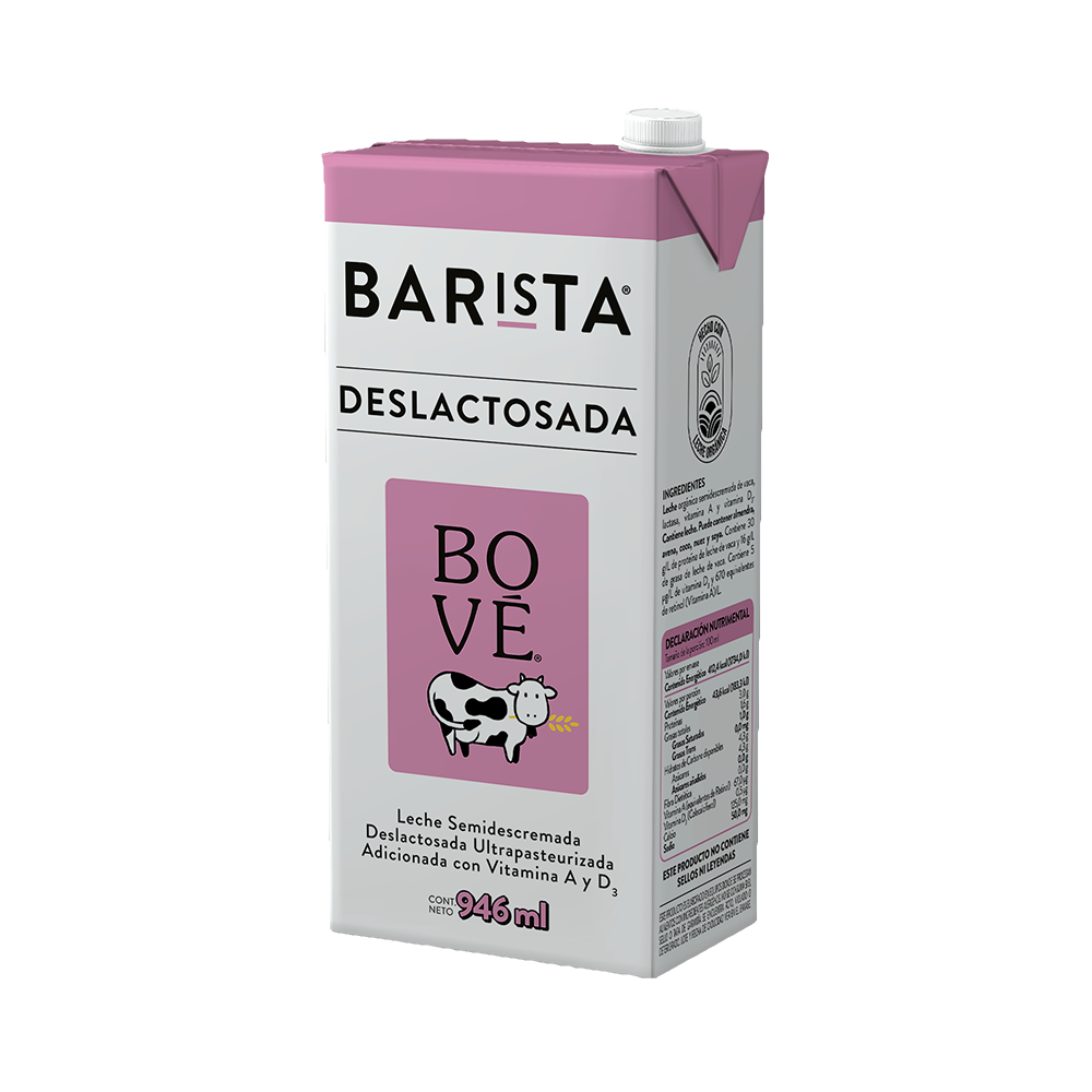 Leche Deslactosada Barista 946 ml – Bové