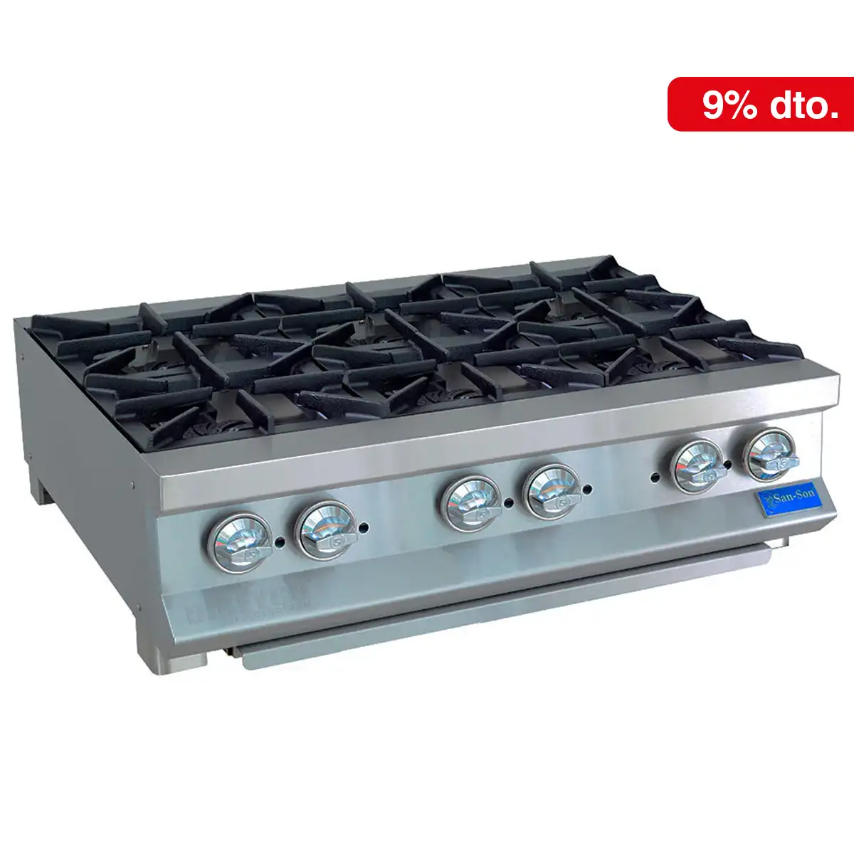 Parrilla Industrial San-Son 6 Quemadores SS6Q | Parrilla Comercial