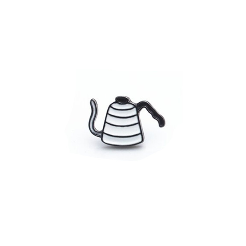 Pin en Forma de Tetera Cuello de Ganso - Accesorio para Amantes del Café
