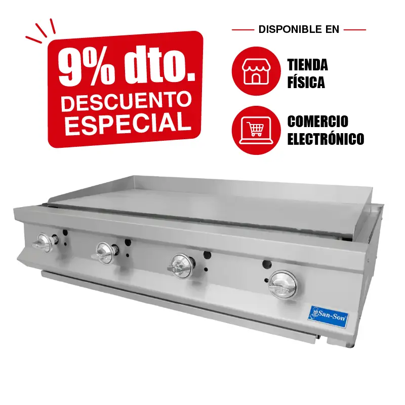 Plancha Industrial San-Son 48 Pulgadas SSP48 | Plancha Comercial