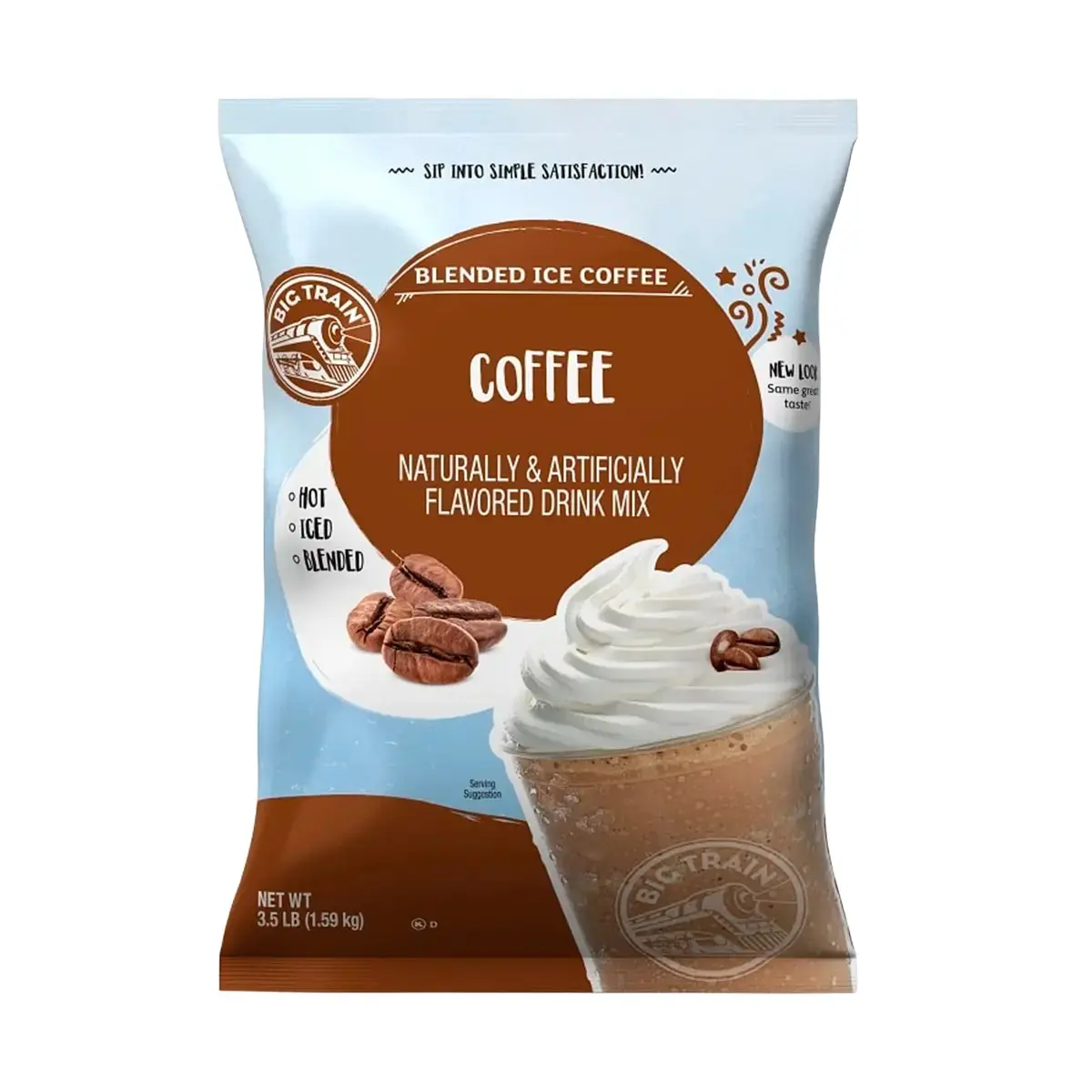 Polvo Big Train Coffee 1.59 Kg