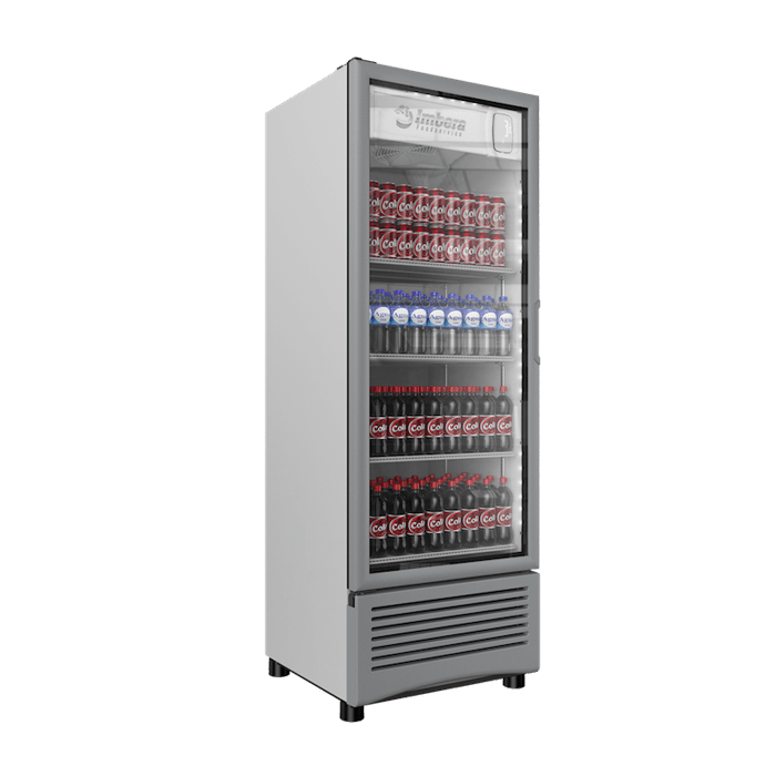 Refrigerador Vertical Puerta Cristal Imbera VR-20 20 Pies