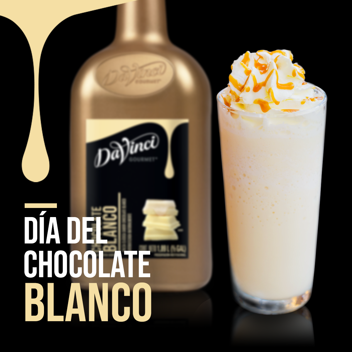 Salsa DaVinci Sabor Chocolate Blanco 1.89 Litros