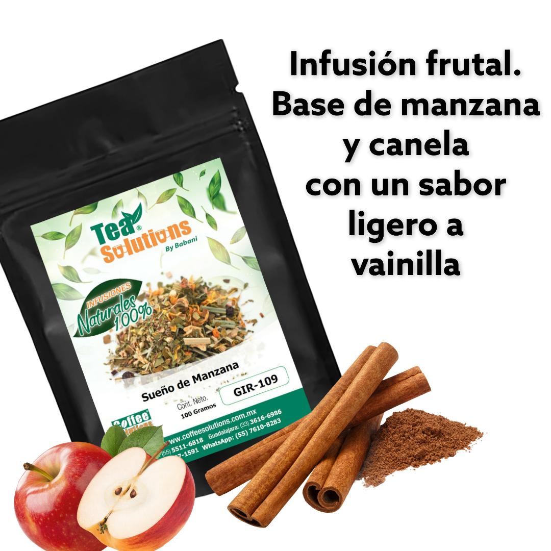 Tisana Sueño de Manzana 100g | Infusión Frutal Gourmet Para Té y Bebidas