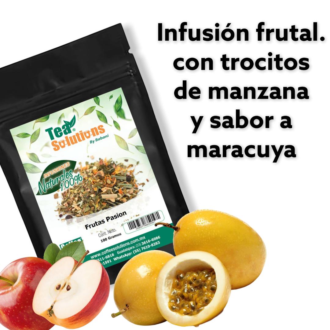 Tisana Sabor Frutas de la Pasión, Bolsa con 100 Gramos
