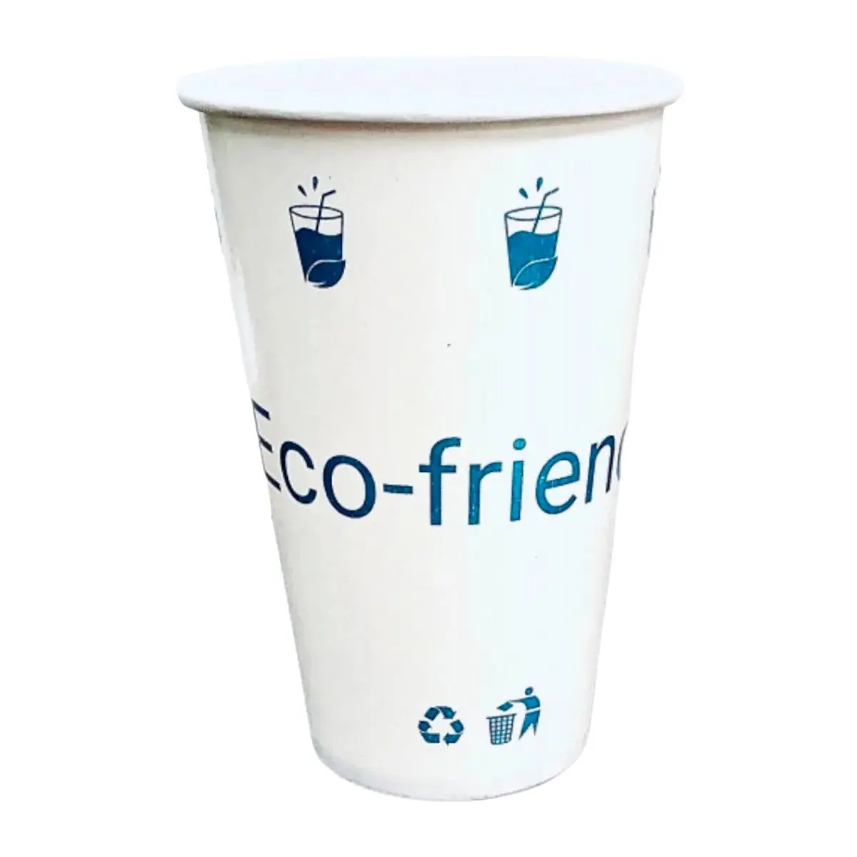  Vaso de Papel Biodegradable Para FRIOS 12oz, Manga 50pz