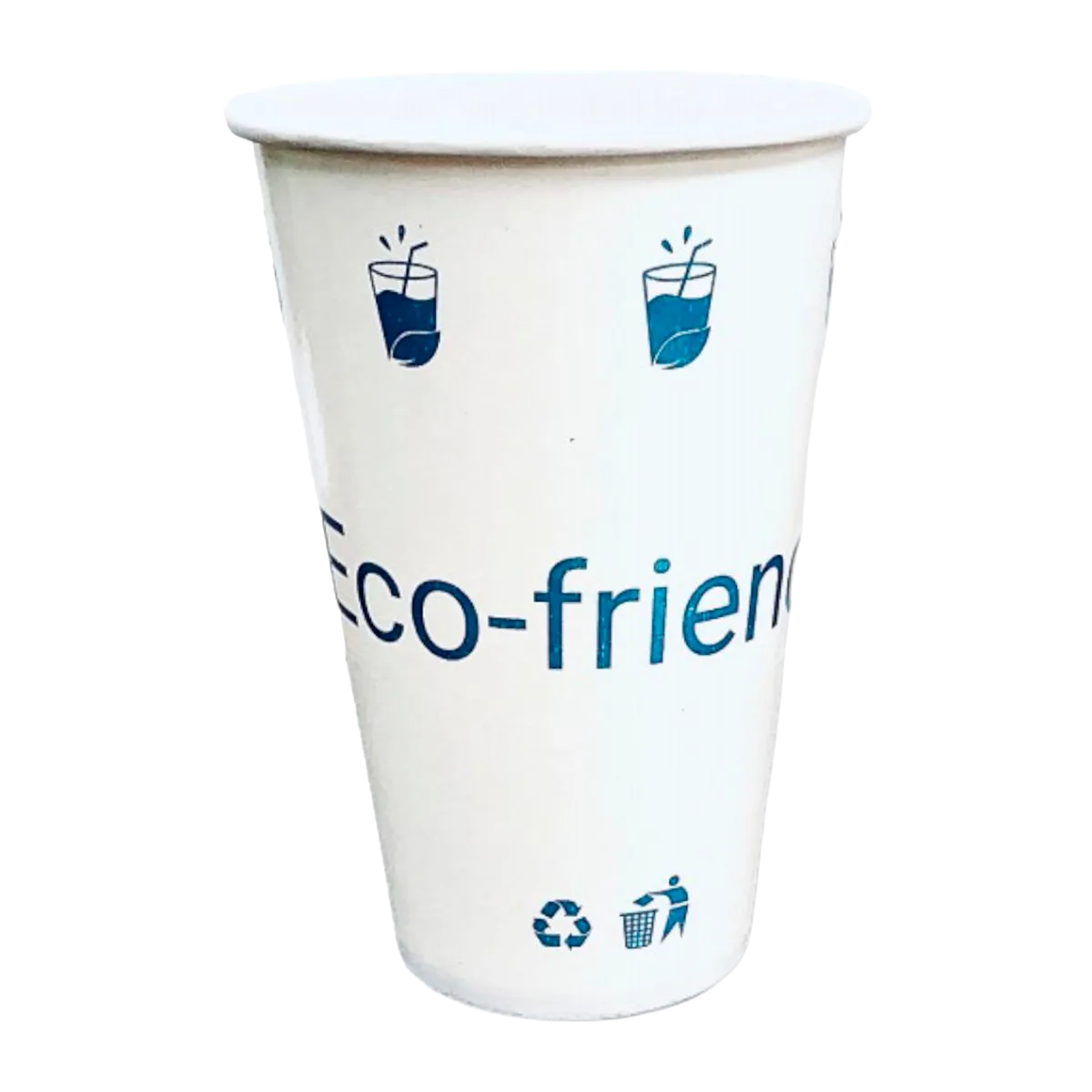  Vaso de Papel Biodegradable Para FRIOS 16oz, Manga 50pz
