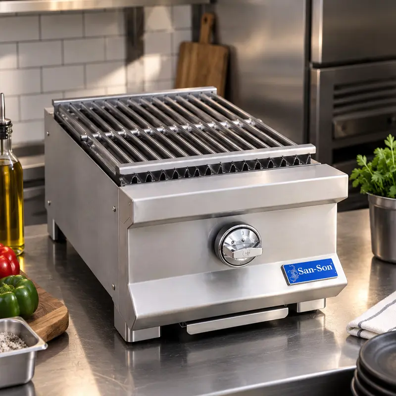 Asador Radiante Industrial San-Son 12” 1 Quemador SSAR12 | Asador Comercial