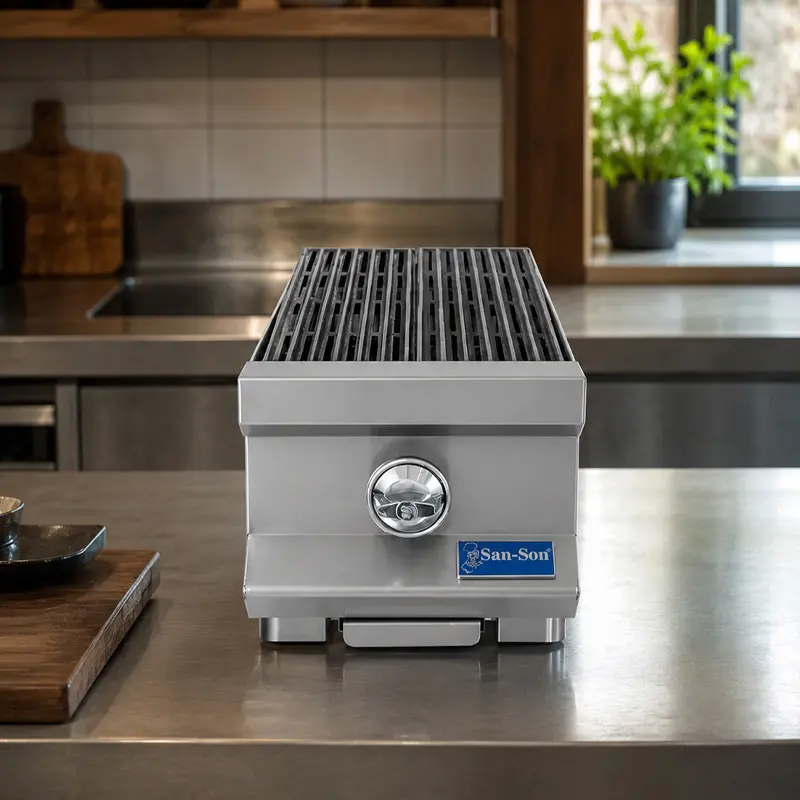 Asador Industrial San-Son 12” 1 Quemador SSA12 | Asador Comercial