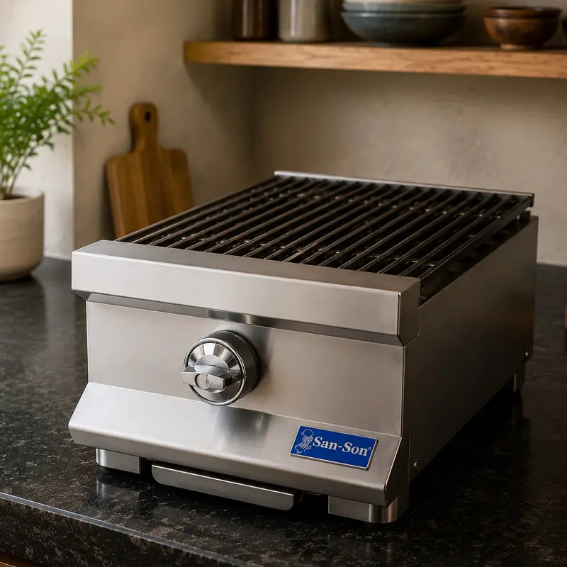 Asador Industrial San-Son 12” 1 Quemador SSA12 | Asador Comercial
