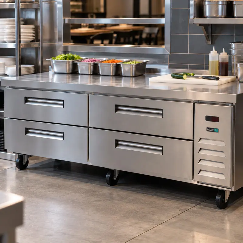 Base de Chef Refrigerada Asber ACBR-72 | Base Refrigerada Industrial