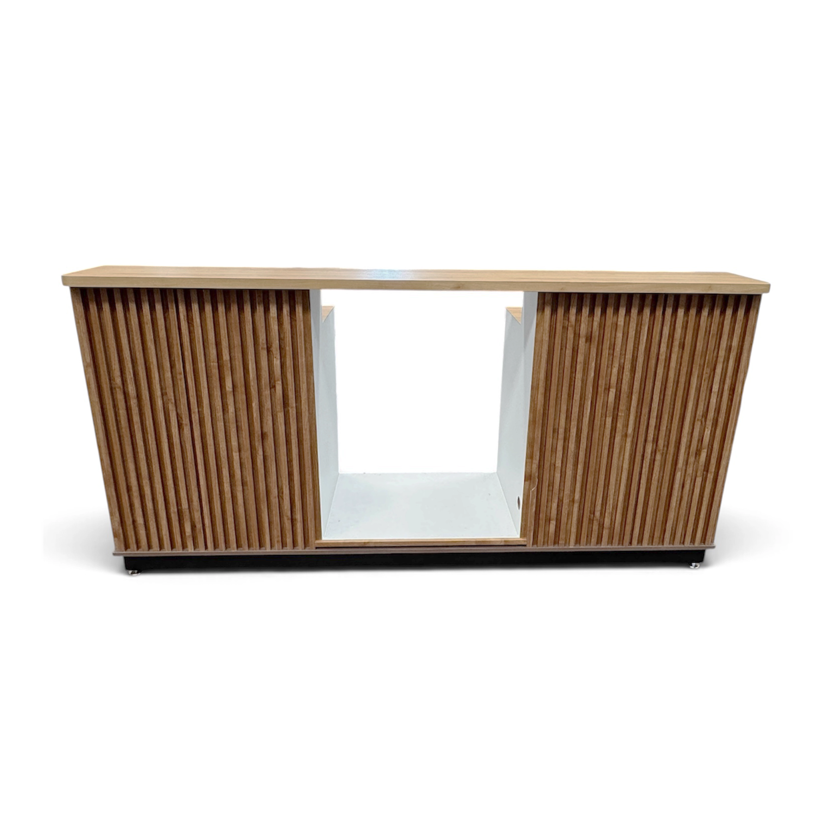 Barra para Cafetería OWLIE 2.20 m con Vitrina Refrigerada RTW-129L