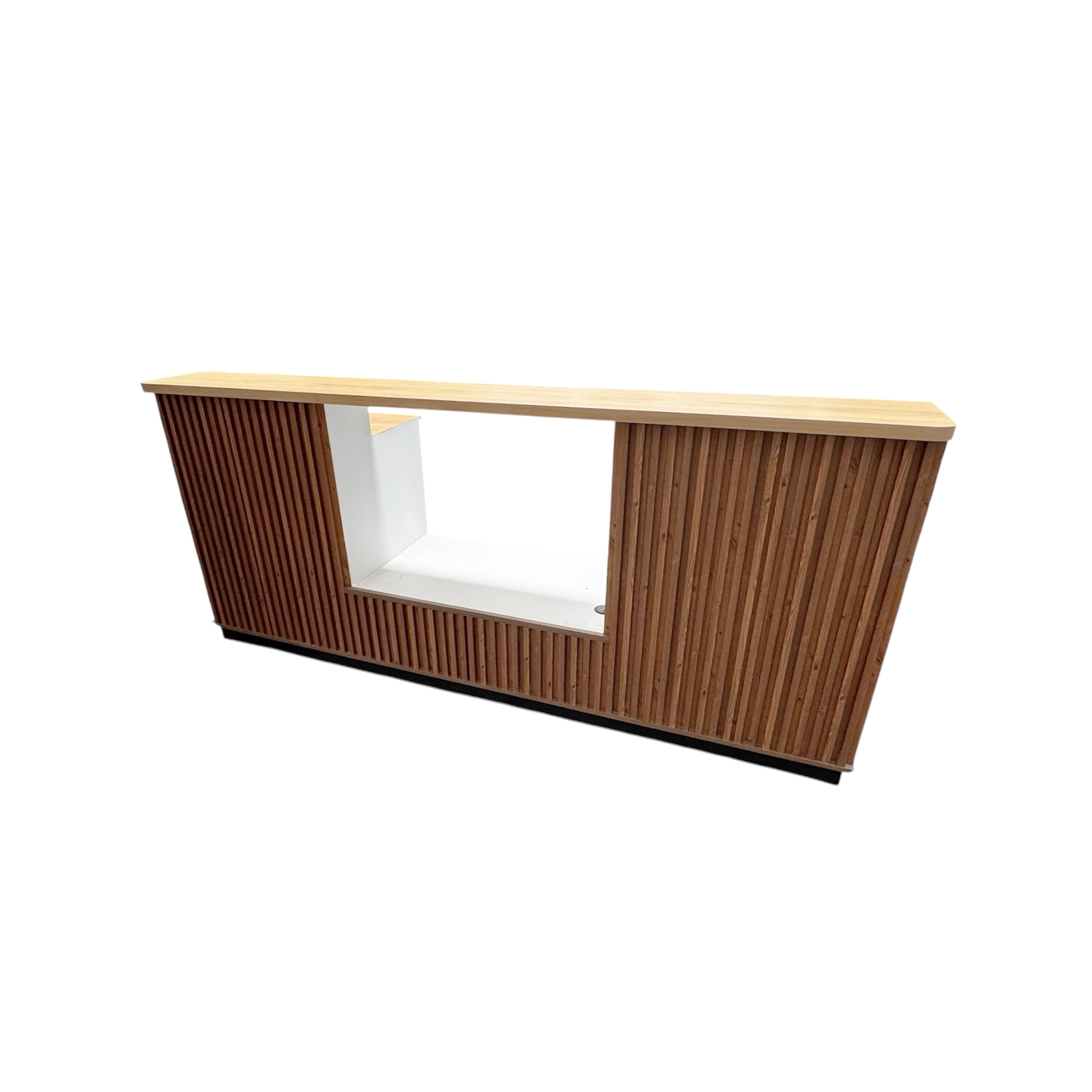 Barra para Cafetería OWLIE 2.20 m con Vitrina Refrigerada RTW-100L