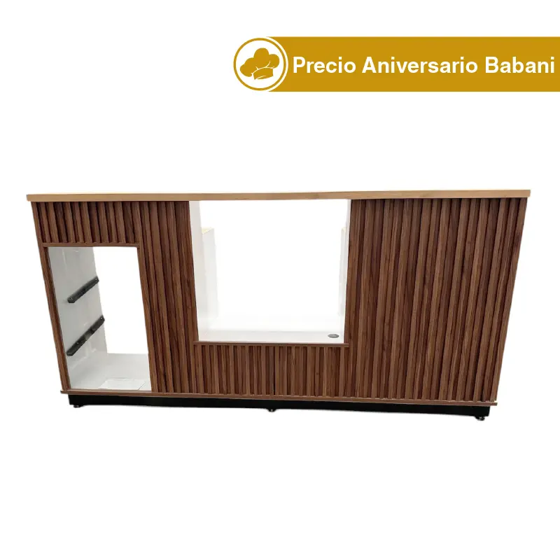 Barra para Cafetería OWLIE CHAMBERI 2.20 m | Vitrina RTW-100