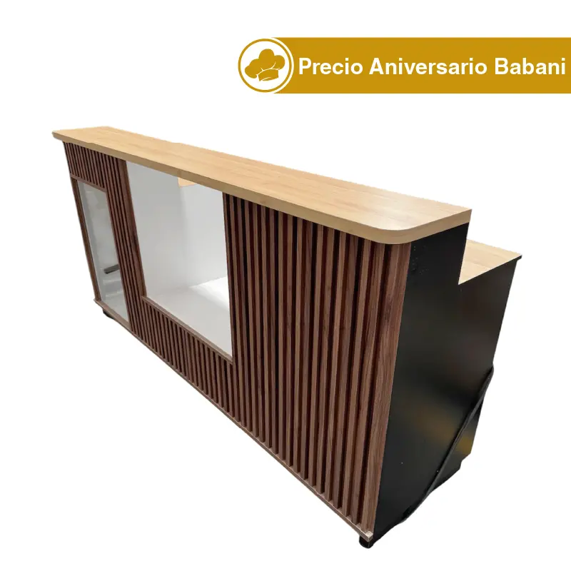 Barra para Cafetería OWLIE CHAMBERI 2.40 m | Vitrina RTW-160