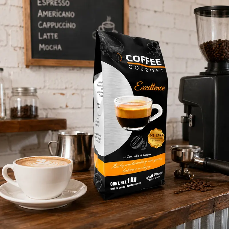 Cafe en Grano Gourmet de Especialidad Bolsa 1 Kilo