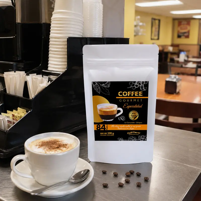 Cafe en Grano Gourmet de Especialidad Bolsa 500g