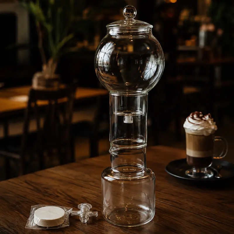 Cafetera Cold Drip 600 ml | Ice Drip Coffee Maker para Cold Brew