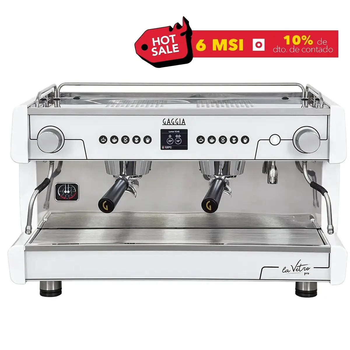 Cafetera La Vetro Pro 2 Grupos – Cafetera Profesional Espresso