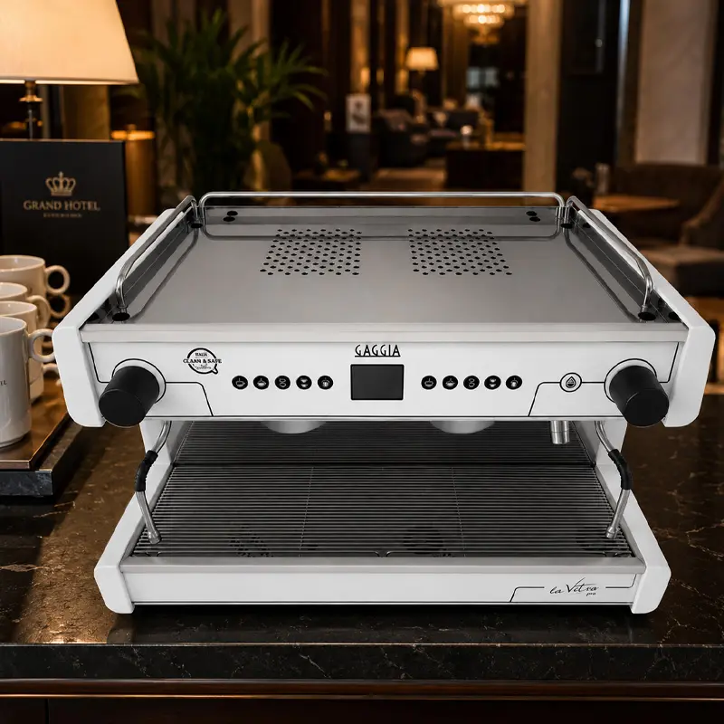 Cafetera Industrial 2 Grupos La Vetro Pro - 240 Tazas por Hora - Cafetera Italiana