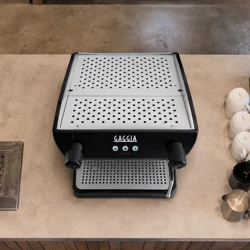 Cafetera Industrial 1 Grupo Ruby Pro Negra - 120 Tazas por Hora - Cafetera Italiana